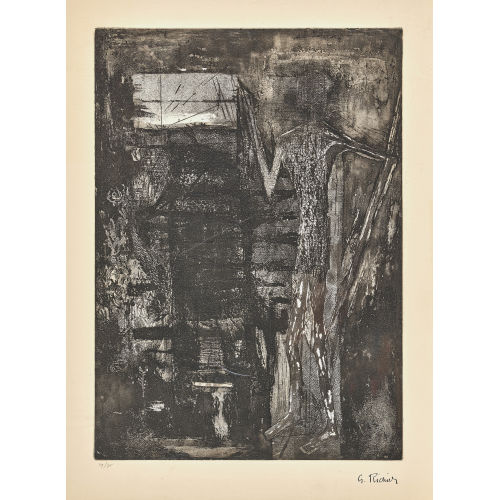 GERMAINE RICHIER : 'Personnage au presse d'imprimerie' (DOBIASCHOFSKY AUKTIONEN AG)