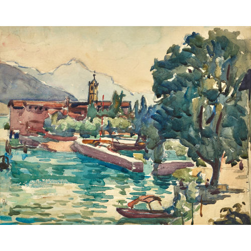 GIOVANNI GIACOMETTI : Kirche Santa Maria del Tiglio in Gravedona (DOBIASCHOFSKY AUKTIONEN AG)