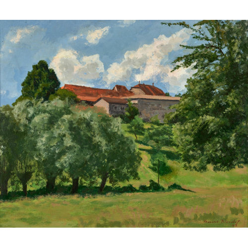 MAURICE BLANCHET : Sommerliche Landschaft (DOBIASCHOFSKY AUKTIONEN AG)