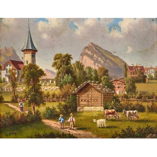 GOTTFRIED STURY : Aeschi bei Spiez im Berner Oberland (DOBIASCHOFSKY AUKTIONEN AG)