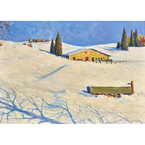 OTTO CL�NIN : Sonnige Winterlandschaft (DOBIASCHOFSKY AUKTIONEN AG)