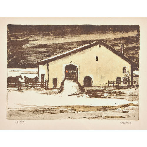 JEAN-LOUIS G�TAZ : Haus im Jura (DOBIASCHOFSKY AUKTIONEN AG)
