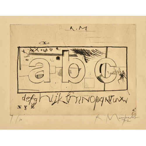 RUDOLF MUMPRECHT : 'abc' (DOBIASCHOFSKY AUKTIONEN AG)
