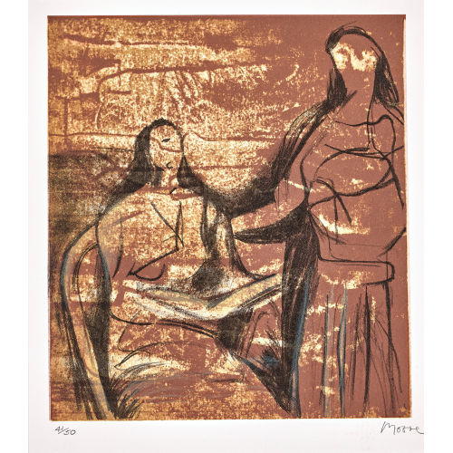 HENRY MOORE : 'Visitation' (DOBIASCHOFSKY AUKTIONEN AG)