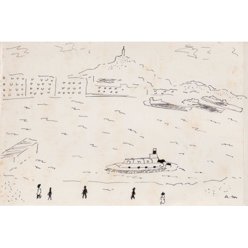 ALBERT MARQUET : Le Vieux-Port de Marseille (DOBIASCHOFSKY AUKTIONEN AG)
