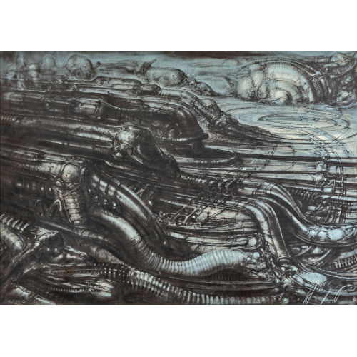 HR (EIGTL. GIGER GIGER : 'Biomechanische Landschaft III' (DOBIASCHOFSKY AUKTIONEN AG)