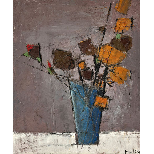 WALTER MAFLI : Blumenstillleben (DOBIASCHOFSKY AUKTIONEN AG)