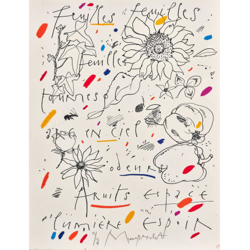 RUDOLF MUMPRECHT : 'feuilles, feuilles, feuilles' (DOBIASCHOFSKY AUKTIONEN AG)