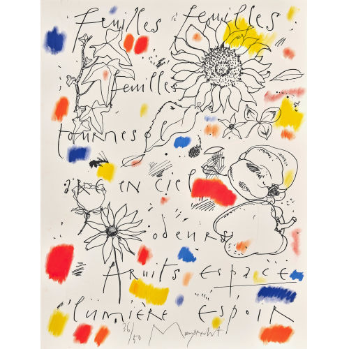 RUDOLF MUMPRECHT : 'feuilles, feuilles, feuilles' (DOBIASCHOFSKY AUKTIONEN AG)