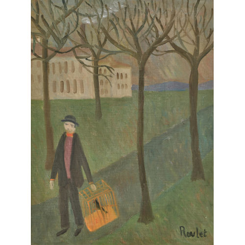 HENRY ROULET : 'L'oiseleur' (DOBIASCHOFSKY AUKTIONEN AG)