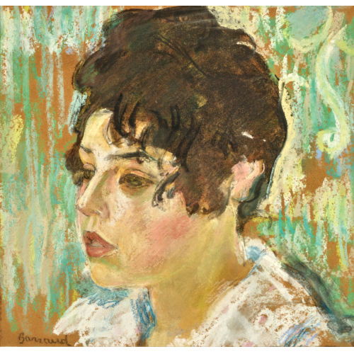 MAURICE BARRAUD : Portrait d'une femme (DOBIASCHOFSKY AUKTIONEN AG)