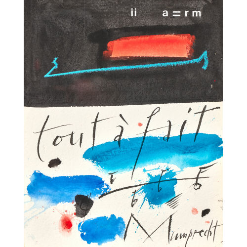 RUDOLF MUMPRECHT : 'tout � fait' (DOBIASCHOFSKY AUKTIONEN AG)