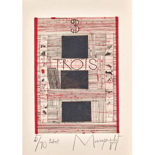 RUDOLF MUMPRECHT : '3 trois' (DOBIASCHOFSKY AUKTIONEN AG)