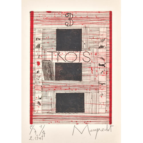 RUDOLF MUMPRECHT : '3 trois' (DOBIASCHOFSKY AUKTIONEN AG)