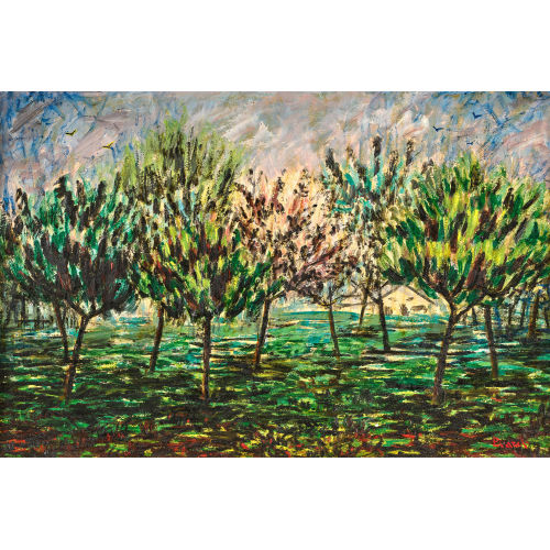 ANDR� JEAN EVARD : Paysage aux arbres (DOBIASCHOFSKY AUKTIONEN AG)