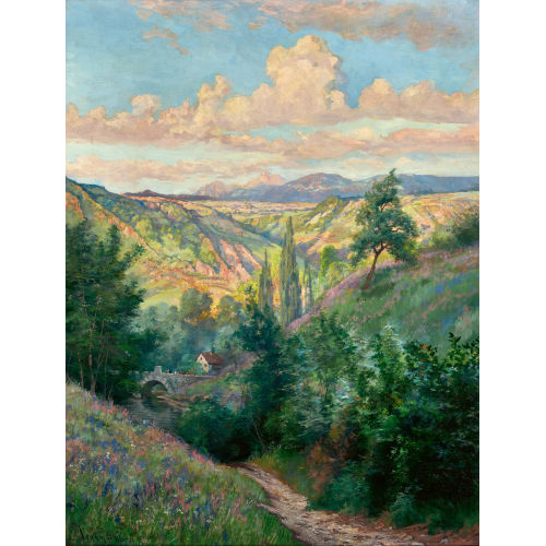 �DOUARD JEANMAIRE : 'Lumi�re du soir � Hermance' (DOBIASCHOFSKY AUKTIONEN AG)