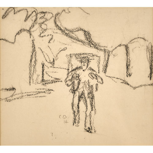 CUNO AMIET : 'Mann mit 'Brente'' (DOBIASCHOFSKY AUKTIONEN AG)