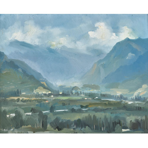 CHARLES MENGE : Rhonetal (DOBIASCHOFSKY AUKTIONEN AG)