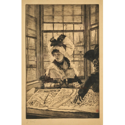 JAMES JACQUES JOSEPH TISSOT : 'L'histoire ennuyeuse' (DOBIASCHOFSKY AUKTIONEN AG)