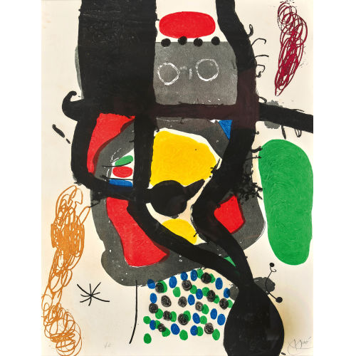 JOAN MIR� : 'Le caissier' (DOBIASCHOFSKY AUKTIONEN AG)