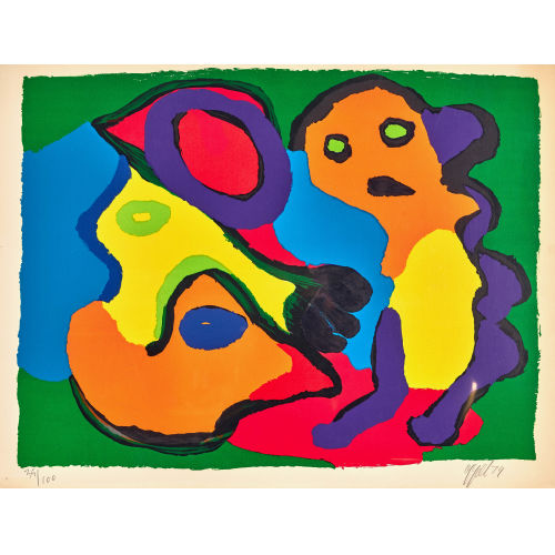 KAREL APPEL : 'Rencontre au soleil' (DOBIASCHOFSKY AUKTIONEN AG)