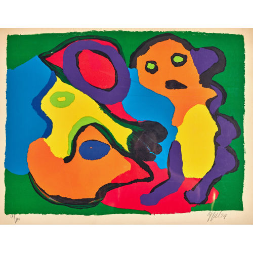 KAREL APPEL : 'Rencontre au soleil' (DOBIASCHOFSKY AUKTIONEN AG)