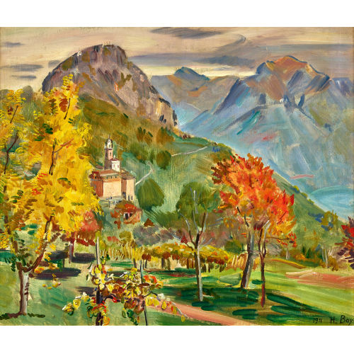 HANNI BAY : Herbstliche Berglandschaft (DOBIASCHOFSKY AUKTIONEN AG)