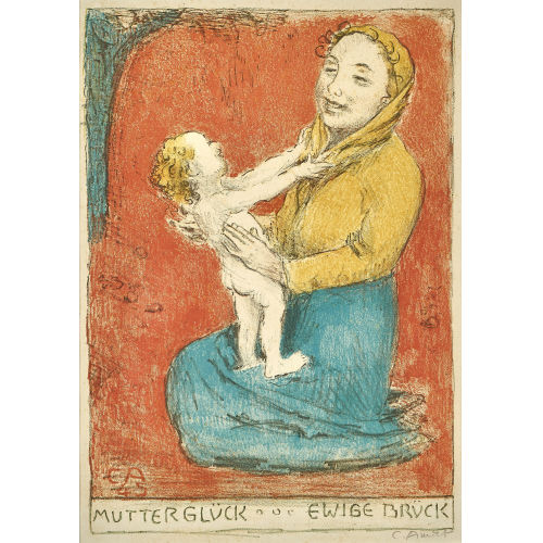 CUNO AMIET : 'Muttergl�ck' (DOBIASCHOFSKY AUKTIONEN AG)