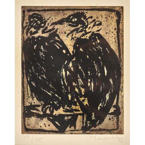 RUDOLF MUMPRECHT : 'Vautours' (DOBIASCHOFSKY AUKTIONEN AG)