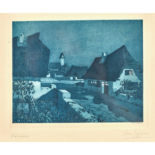 HANS EGGIMANN : 'Mainacht' (DOBIASCHOFSKY AUKTIONEN AG)