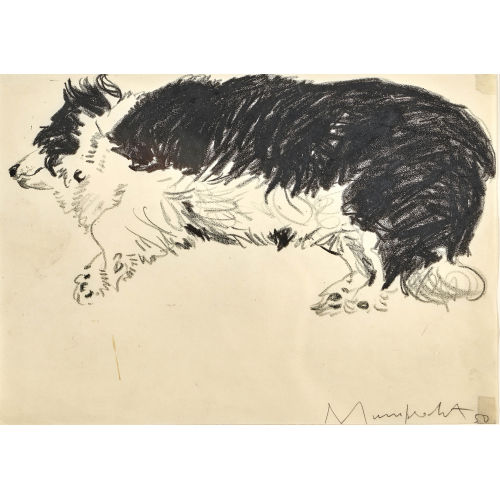 RUDOLF MUMPRECHT : Liegender Hund (DOBIASCHOFSKY AUKTIONEN AG)
