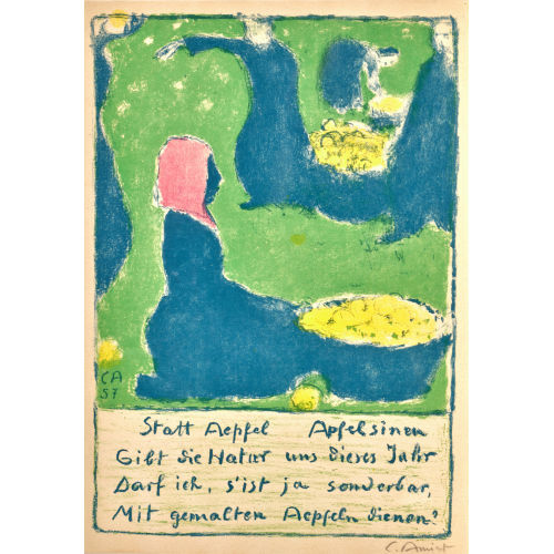 CUNO AMIET : 'Obsternte' (DOBIASCHOFSKY AUKTIONEN AG)