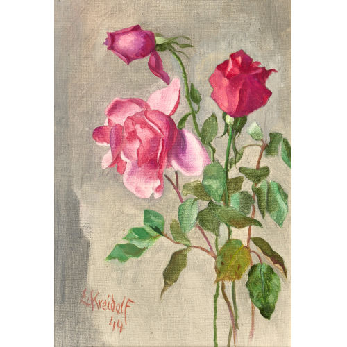 ERNST KREIDOLF : Rote Rosen (DOBIASCHOFSKY AUKTIONEN AG)