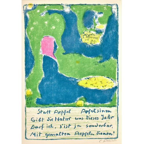 CUNO AMIET : 'Obsternte' (DOBIASCHOFSKY AUKTIONEN AG)