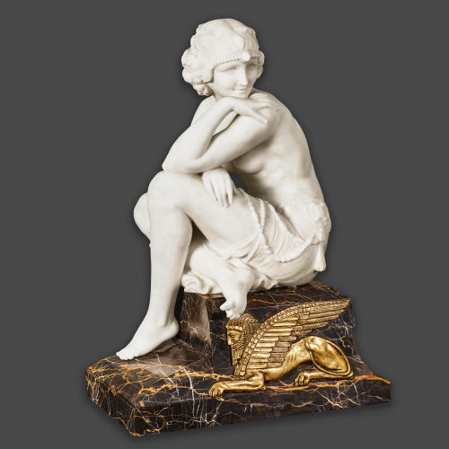 CESARE VIVIANI : Sitzende �gyptische T�nzerin (DOBIASCHOFSKY AUKTIONEN AG)