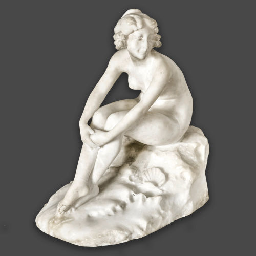 FERDINANDO VICHI : Baigneuse aux coquillages (DOBIASCHOFSKY AUKTIONEN AG)