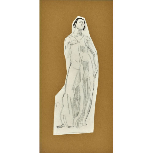 FERDINAND HODLER : Studie zu 'Blick in die Unendlichkeit' (DOBIASCHOFSKY AUKTIONEN AG)