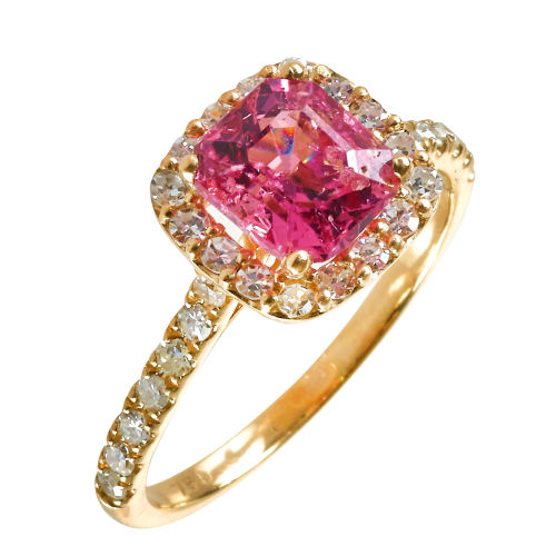 SPINELL-DIAMANT-RING : (DOBIASCHOFSKY AUKTIONEN AG)