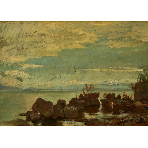 FRAN�OIS BOCION : 'Baignade � Bellerive' (DOBIASCHOFSKY AUKTIONEN AG)