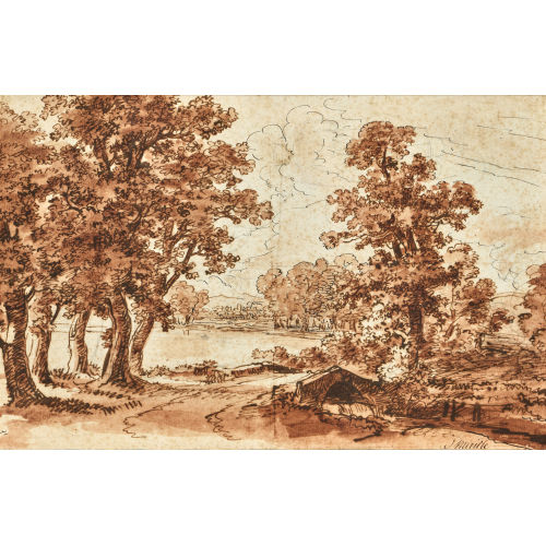 JAKOB CHRISTOPH MIVILLE : Landschaft (DOBIASCHOFSKY AUKTIONEN AG)