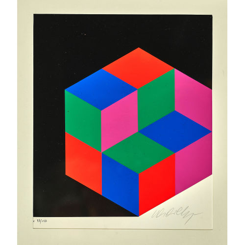 VICTOR VASARELY : Ohne Titel (DOBIASCHOFSKY AUKTIONEN AG)
