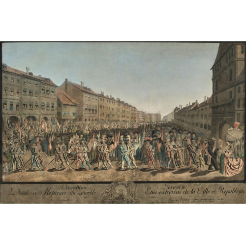 JOHANN JAKOB LUTZ : 'Procession Bernoise dedi� a Messieurs du Louable Etat exterieur de la Ville et Republique' (DOBIASCHOFSKY AUKTIONEN AG)