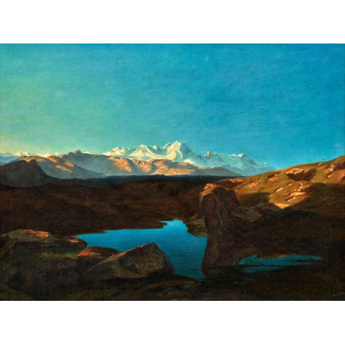 ALEXANDRE CALAME : 'Le Mont Rose, Valais' (DOBIASCHOFSKY AUKTIONEN AG)