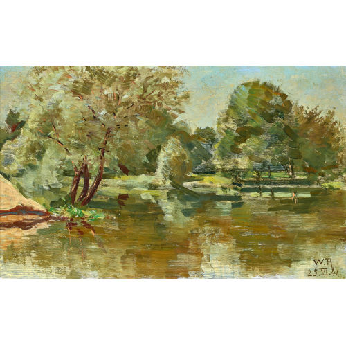 WILLIAM R�THLISBERGER : 'La Thielle' (DOBIASCHOFSKY AUKTIONEN AG)