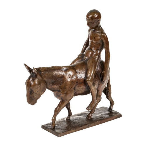AUGUST GAUL : 'Eselreiter (klein)' (DOBIASCHOFSKY AUKTIONEN AG)