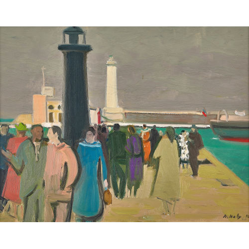 ADRIEN HOLY : 'Port de Marseille' (DOBIASCHOFSKY AUKTIONEN AG)