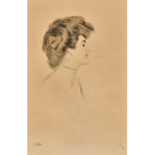 PAUL C�SAR HELLEU : Portrait de femme (DOBIASCHOFSKY AUKTIONEN AG)