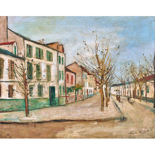 MAURICE UTRILLO : 'Rue � Sannois' (DOBIASCHOFSKY AUKTIONEN AG)