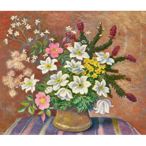 BERTHE ROTEN-CALPINI : Sommerlicher Blumenstrauss (DOBIASCHOFSKY AUKTIONEN AG)