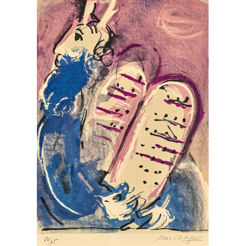 MARC CHAGALL : 'Moses' (DOBIASCHOFSKY AUKTIONEN AG)